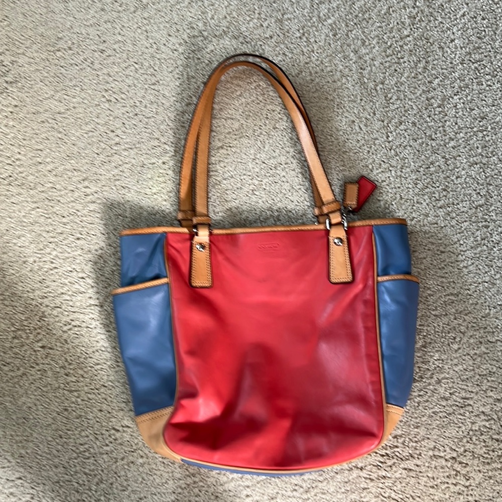 Coach leather purse